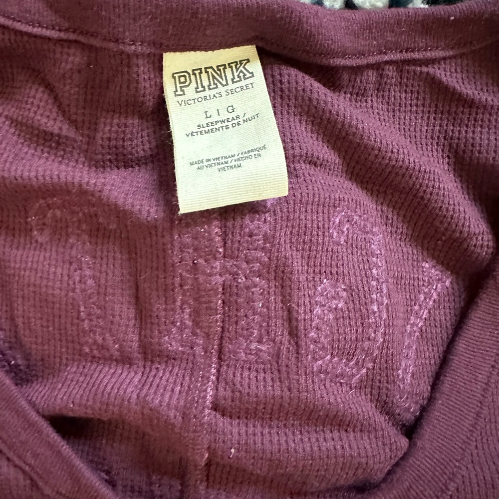Victoria's Secret Pink Bling Maroon Onesie - Picture 10 of 13